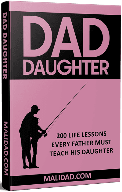 Dad Daughter book by MALIDAD.COM