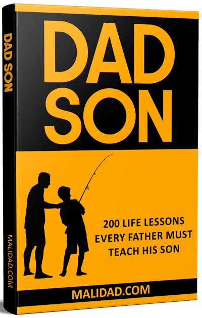 Dad Son book by MALIDAD.COM